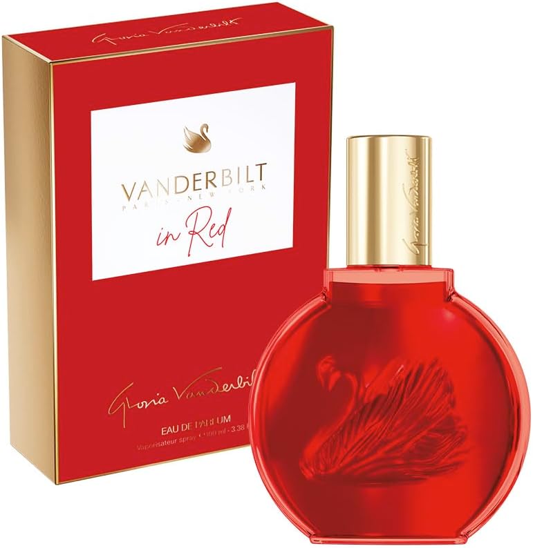 Vanderbilt Gloria In Red Eau de Parfum for Women 100ml Spray, Floral Female Eau de Perfume - Genuine Gloria Vanderbilt