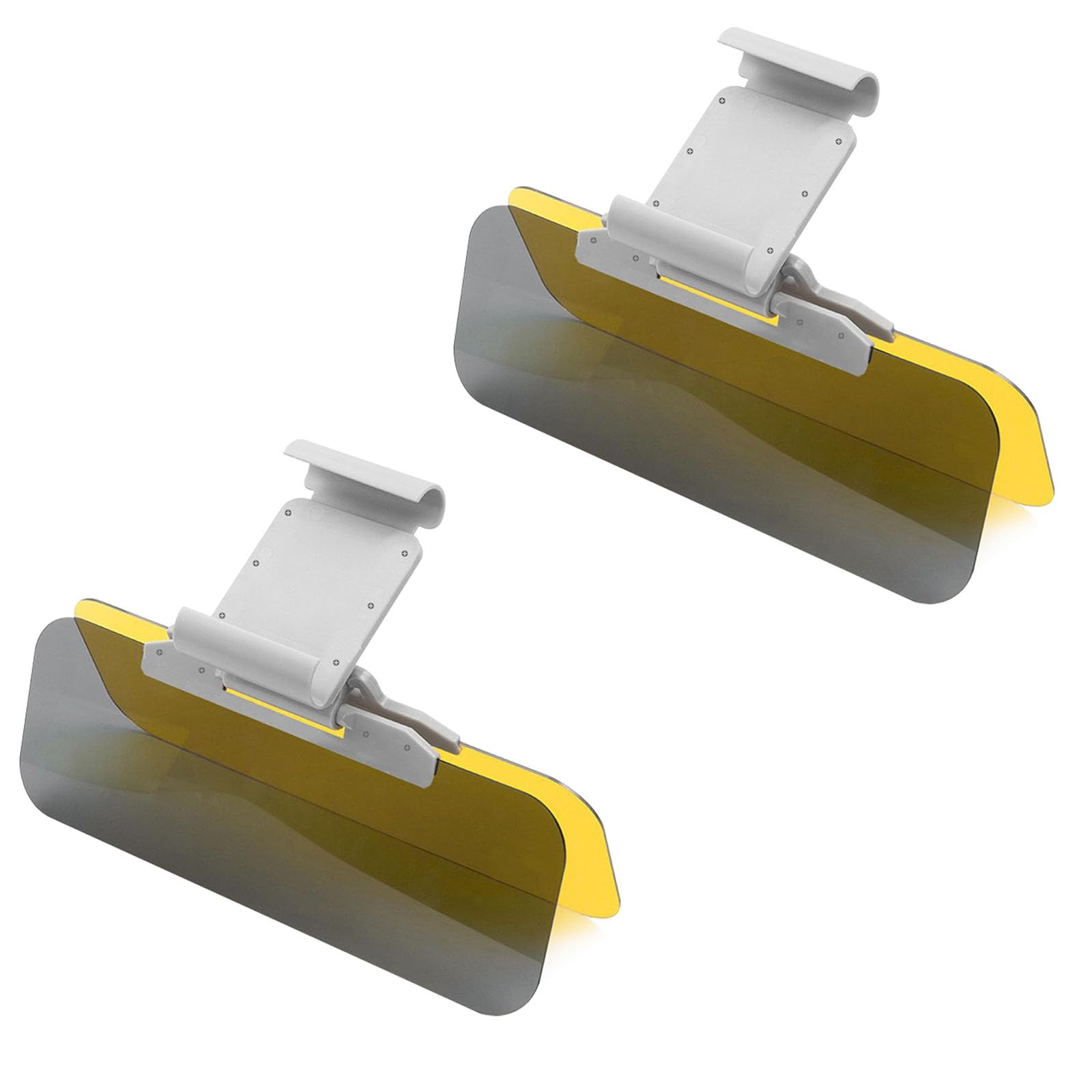 Paporich Car Sun Visor, Anti-glare Mirror, Sun Visor Extender, 2 in 1 Visor Extender with Adjustable Buckle UV Protection Anti-Dazzle Car Visor for Day and Night Driving (Pack of 2)