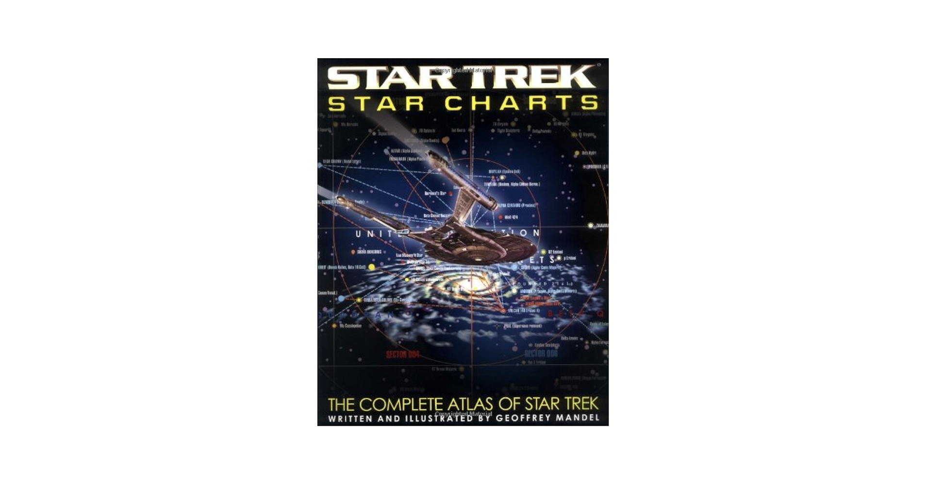 スタートレック スターチャート StarTrek Star Charts Star Trek Star Charts: The Complete Atlas of Star Trek