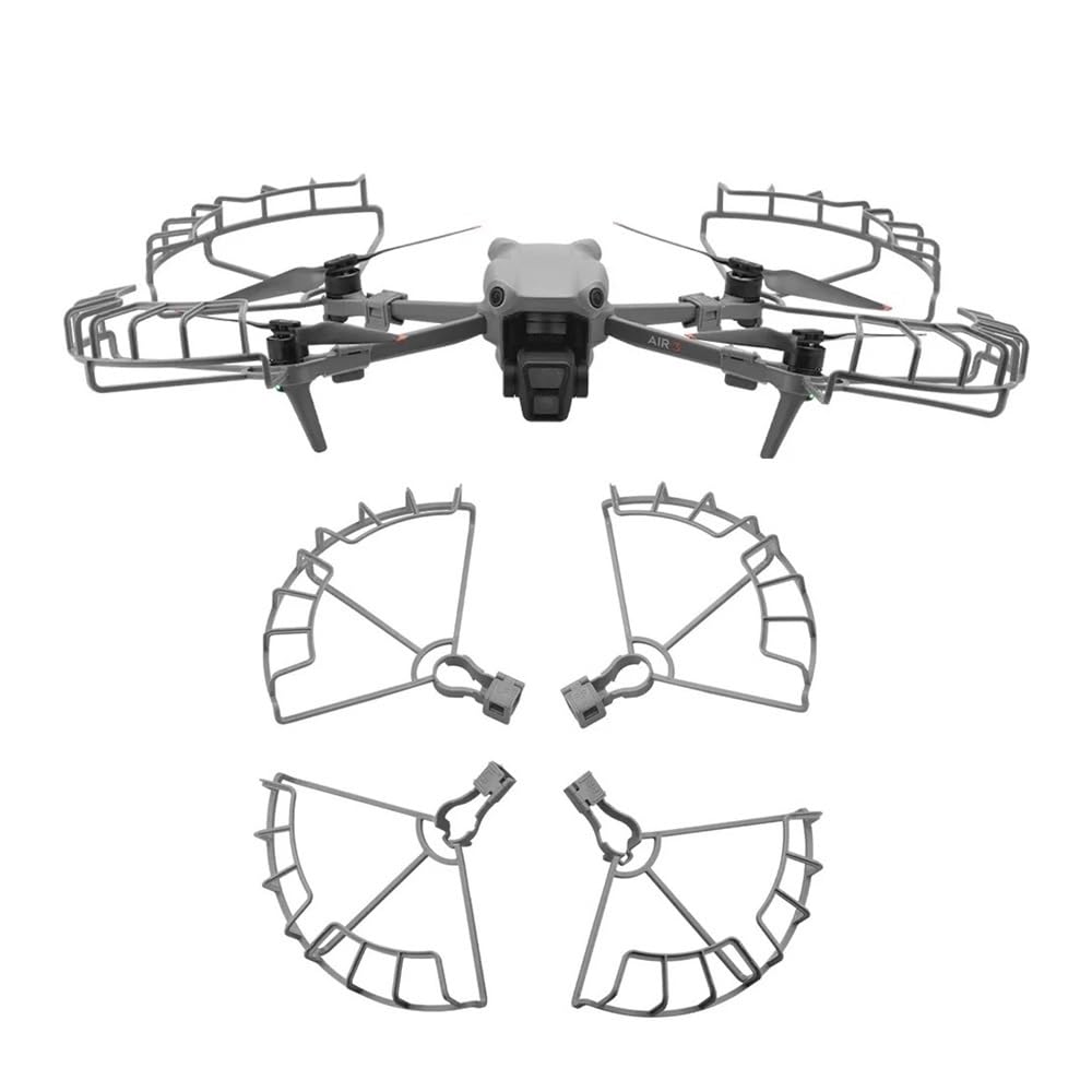Adecuado for protector de hélice cerrado Air 3/Air 3S Drone Impulsor Protector Cubierta ventilador ala Accesorios