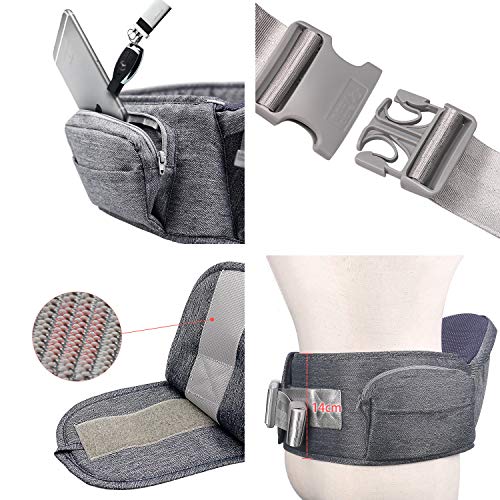 Baby Hip Seat Carrier,Baby Waist Seat with Adjustable Strap and Pocket,Baby Carrier Waist Stool Convinient Baby Front Carrier for 3-36 Month Baby