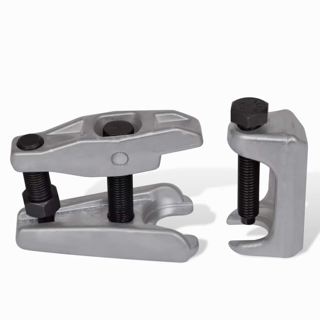Estrattore per giunti sferici, 2 pezzi, con struttura in acciaio, per auto, moto, officina, riparazione, montaggio, manutenzione, professionale, fai da te, garage, veicolo, set, valigia