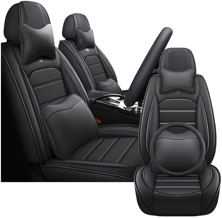 JOJ Fundas de asiento de automóvil para Mazda Mazda2 2011-2014, funda de asiento de automóvil de 2 asientos, antideslizante, impermeable,