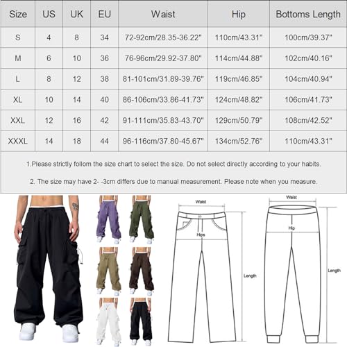 Pantalon cargo hommes décontracté sport chaud avec poches leggings - 7