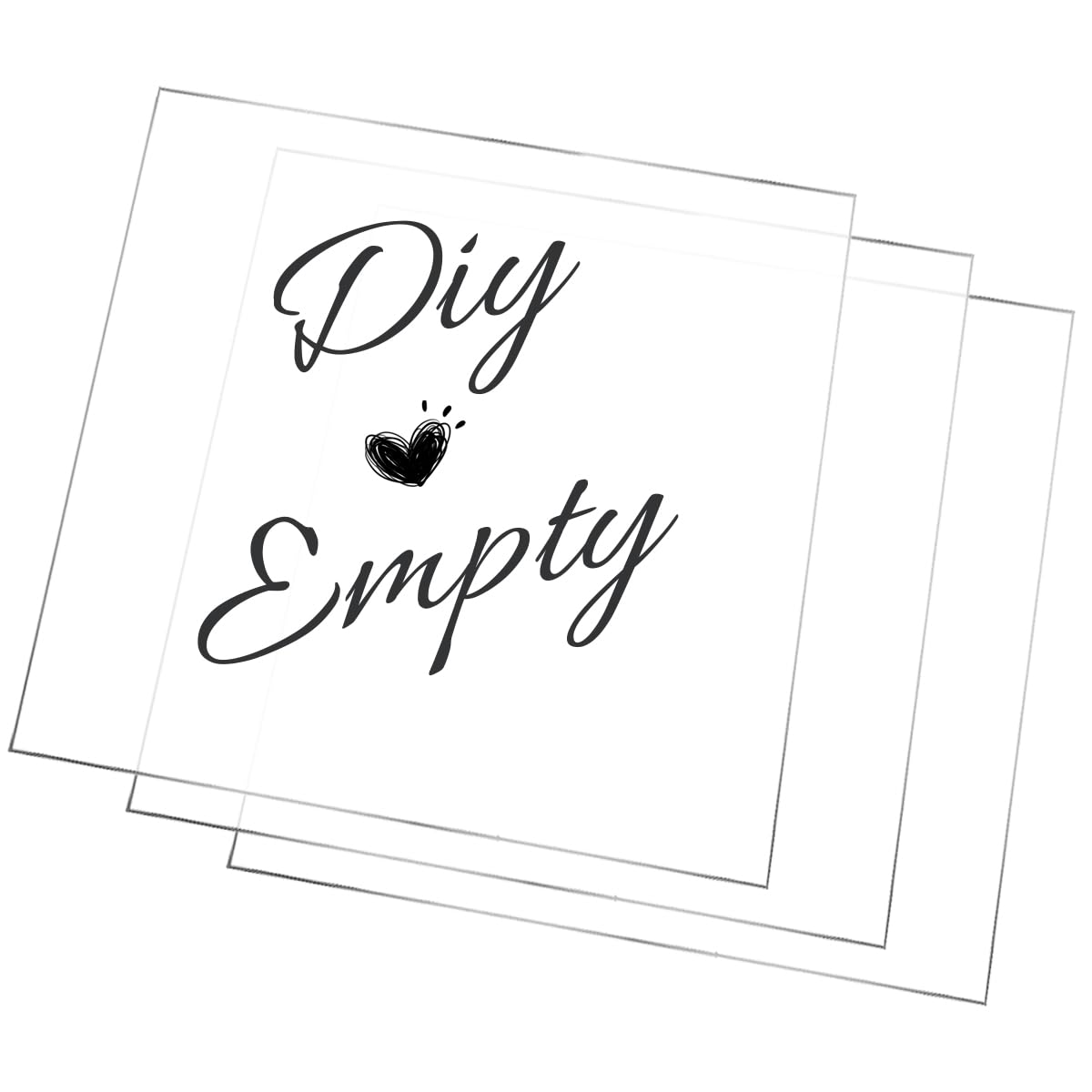 12 x 12 Inch Clear Acrylic Blank Boad Sheet, 3PCS 1/8" Thick (3mm) Acrylic Table Signs for Wedding Reception, Acrylic Sheet Clear Blank Acrylic Board for Wall DIY Display Projects Craft Photo Frame