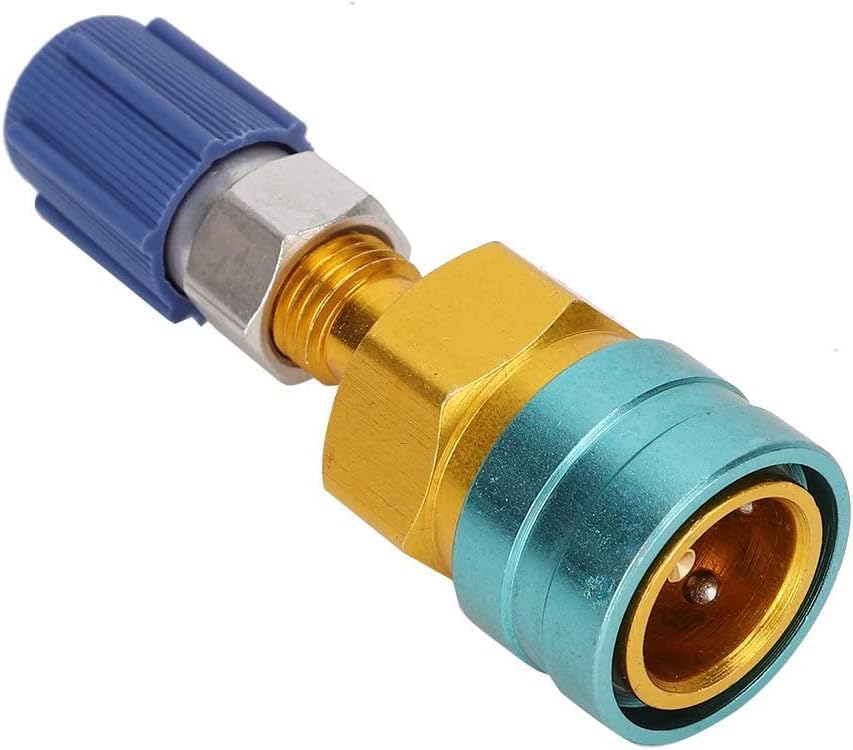 Unifizz Car Air Conditioning Low Side Quick Coupling Connector Hose Adapter Connection Nozzle QC1234L for R1234YF to R134A
