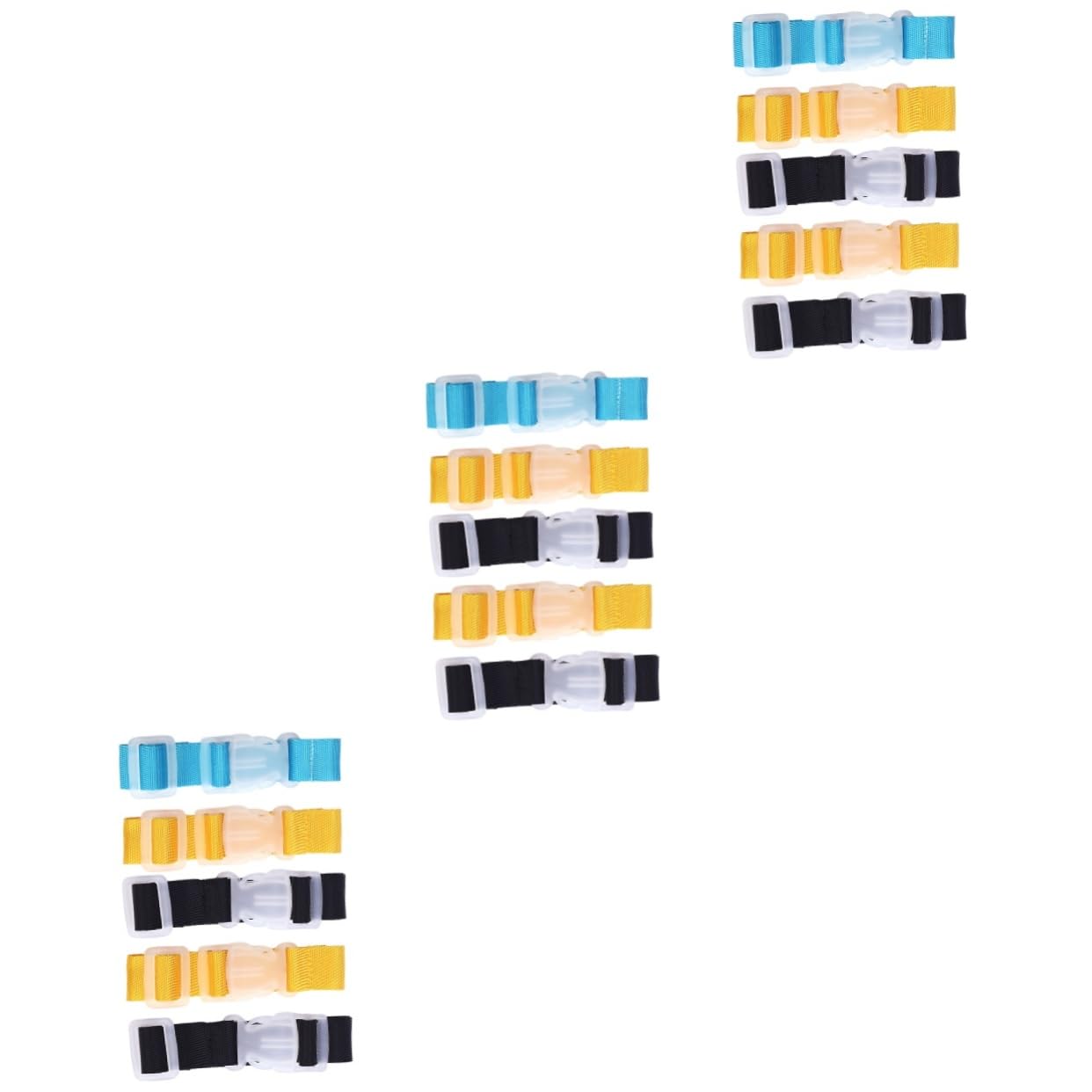15stücke Teiliges Gepäckgurt Mit Verstellbarem Bungee-Verschluss Praktische Luggage Hanging Buckles Für Sicheres Für Koffer Reisetaschen Und