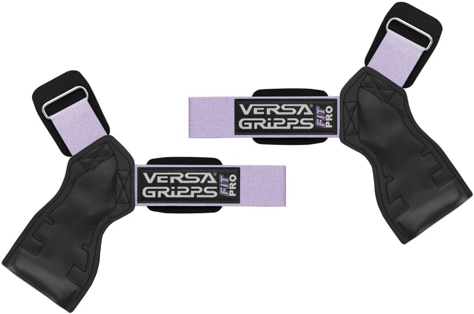 Versa Gripps® Fit Pro, Made in The USA, Wrist Straps for Female Athlete, The Best Training Accessory, Lilac, R/L