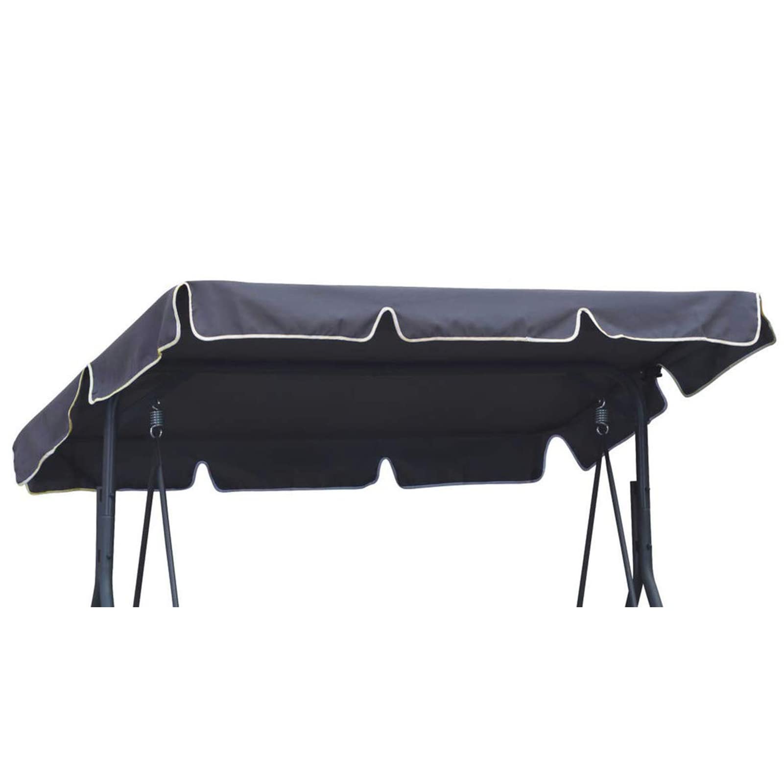 Gartenschaukel-Sitzbezug, Ersatzüberdachung for 2–3-Sitzer(Navy,190x132x15cm)