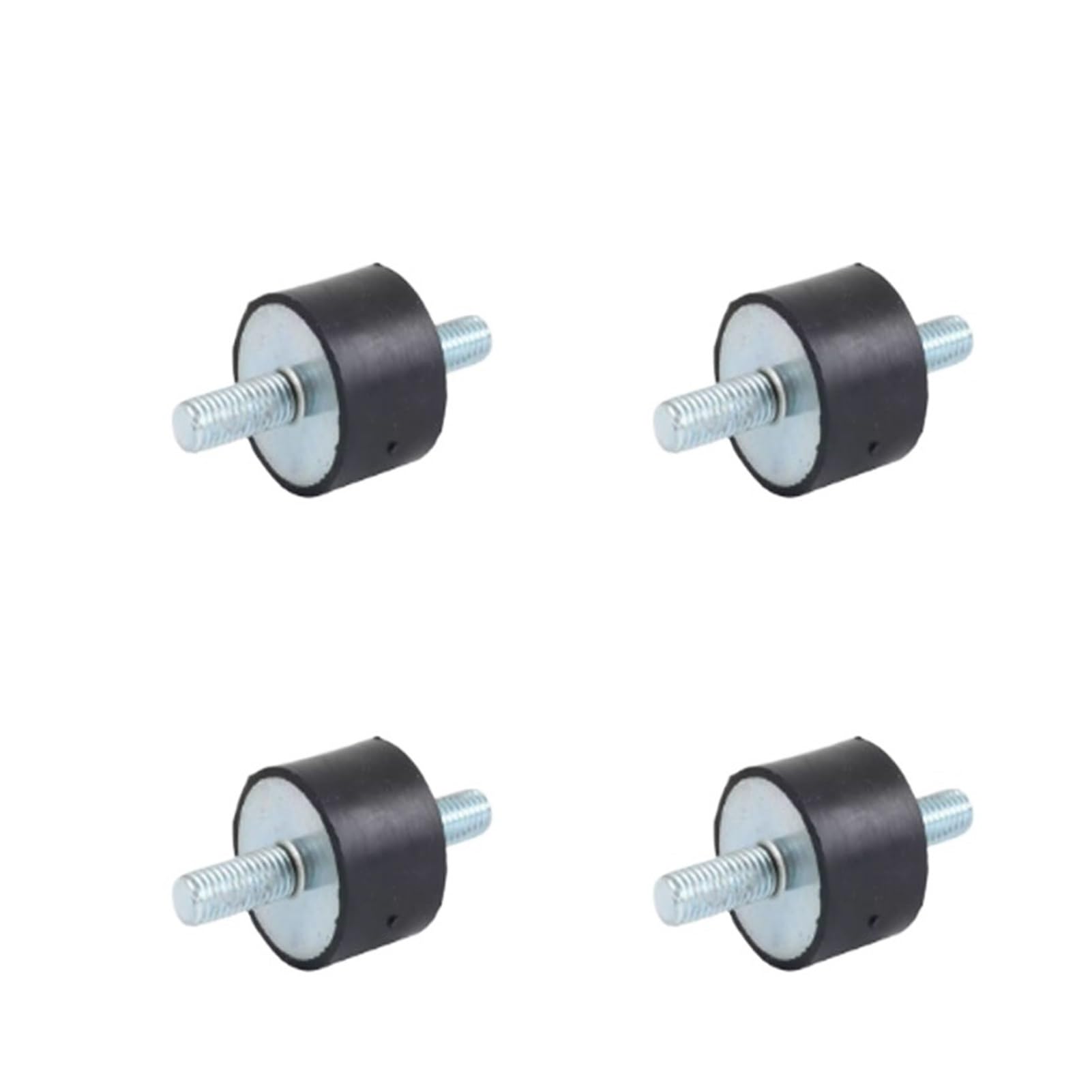 Amortiguador de Goma con Pernos, 1/4 Uds., Rosca Macho M8, Amortiguador Bobina Montaje antivibración(4pcs)