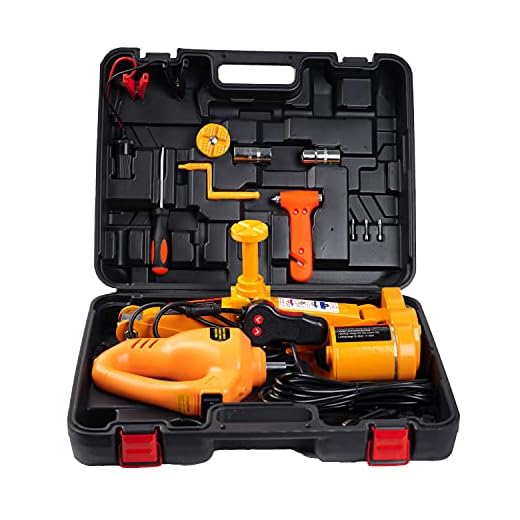 ROGTZ Electric Car Floor Jack Set 3 Ton All-in-one Automatic 12v Scissor Lift Jack with Impact Wrench for Tire Change Replacement