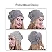 osvyo Chemo Headwear Turban Cap for Women - Cancer Beanie Hair Loss Sealed Packaging Light Grey
