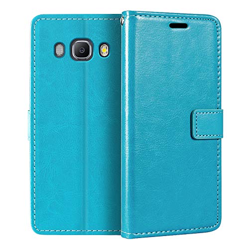 Samsung Galaxy J5 2016 Wallet Case, Premium PU Leather Magnetic Flip Case Cover with Card Holder and Kickstand for Samsung Galaxy J5 2016