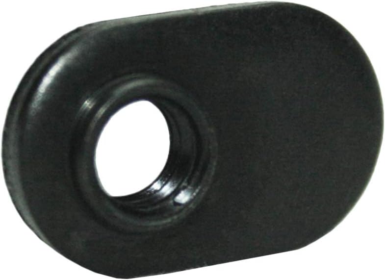 Faztek 15 Series Carbon Steel Economy T-Nut with Black Zinc Finish, 1/2" Width, 1/4-20 Thread (Pack of 25)