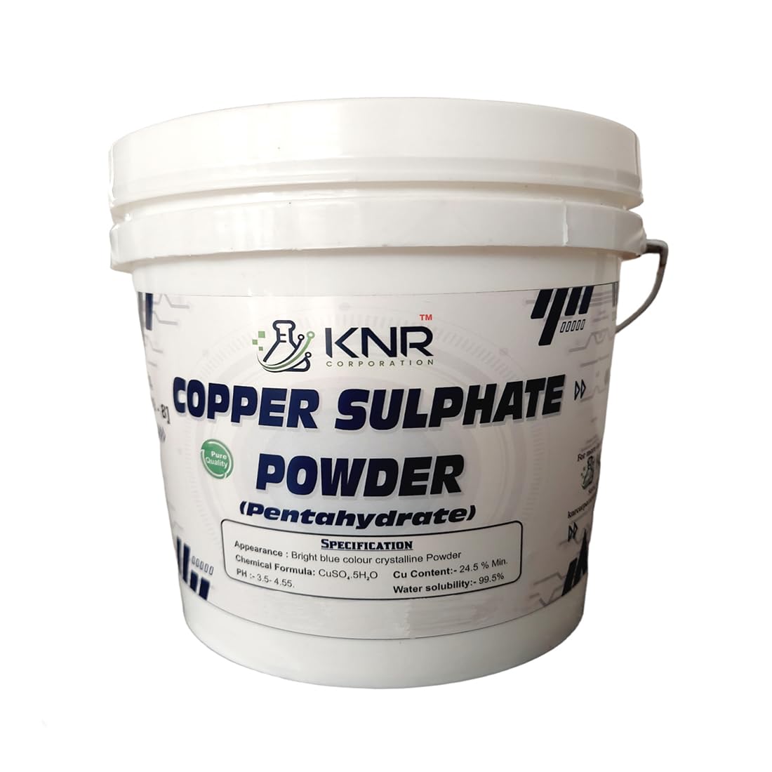 KNR Copper Sulphate Powder (1.95 Kg) | Neela Thotha | for Gardening and All Plant Fertilizer | Swimming Pool and Algae Removal or Industrial Use - 1950 Gm Bucket Pack (B0BVC288ZP) Amazon Price History, Amazon Price Tracker