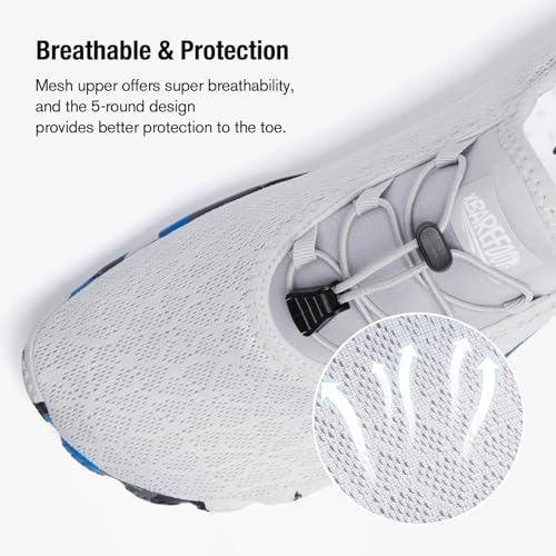 ALEADER Barefoot Water Shoes Men Non Slip Swim Beach Shoes for Hiking Walking River2