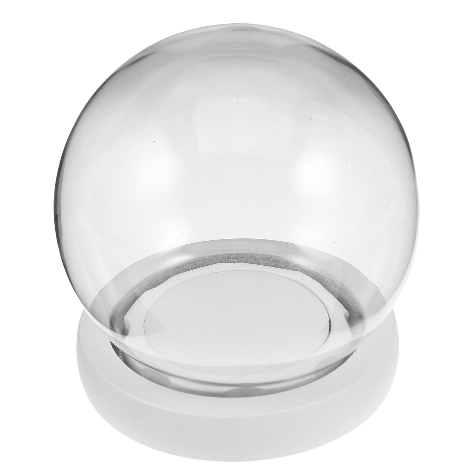 Cúpula de vidrio transparente con base de EVA para manualidades
