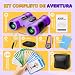 Imagen de Prismaticos Niños 8X21 Kit Explorador Juguetes Regalo Niño y Niña 3-10 Años