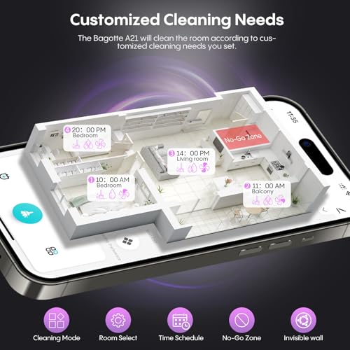 Robot Vacuum and Mop Combo with Self-Empty Base