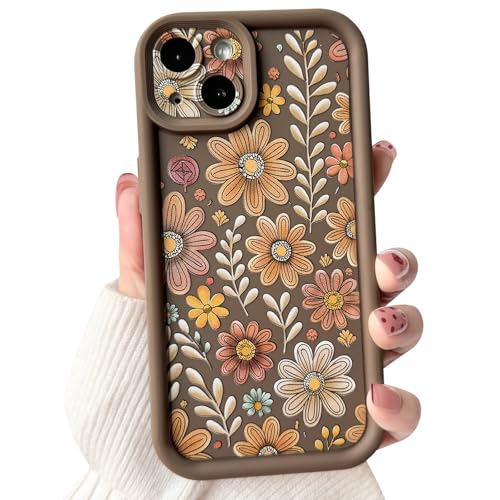 Lovmooful iPhone 15 Floral Soft Shockproof Case