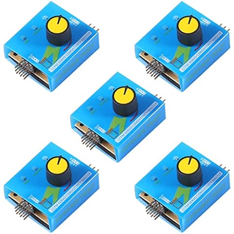 AOICRIE RC Servo Tester 3CH Digital Multi ECS Consistency Speed Controller Checker Adjustment Steering Gear Tester CCPM Master for RC Helicopter Car Boat (5pcs) Cover
