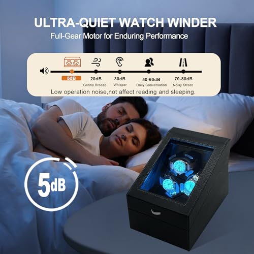 Image of Watch Winder + Watch Storage Box with Japanese Quiet Motor
