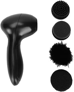 Electric Shoe Polisher Handheld 4 Replaceable Brush Heads