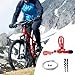 YIJU Dropper Post Lever Adjustable Control Remote Lightweight Bicycle Seat Post Supplies Shifter with Cable for Road Bike Cycling , red 22.2mm