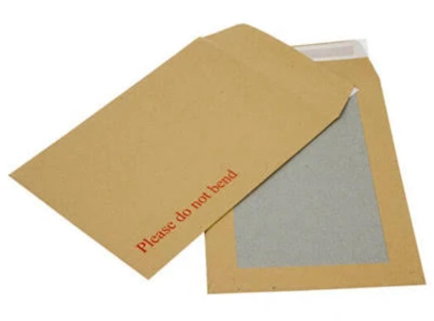 RFE 100 X A6 Envelope 162 x 114mm A6 C6 Manilla Hard Board Backed Envelopes Please Do Not Bend Envelope (100)