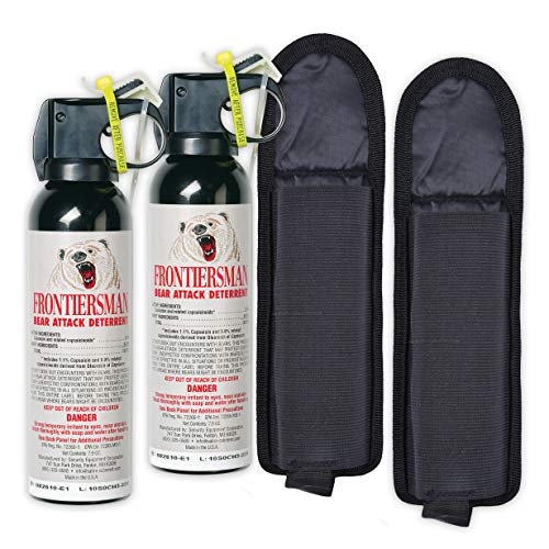 7.9 oz Bear Spray w/ Belt Holster (2-Pack)