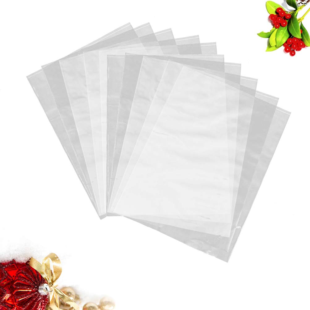 100Pcs Sacs D' Thermorétractables Transparents Feuilles de Film Rétractable PVC Pratiques pour Bouteilles de Bombe de Bain de