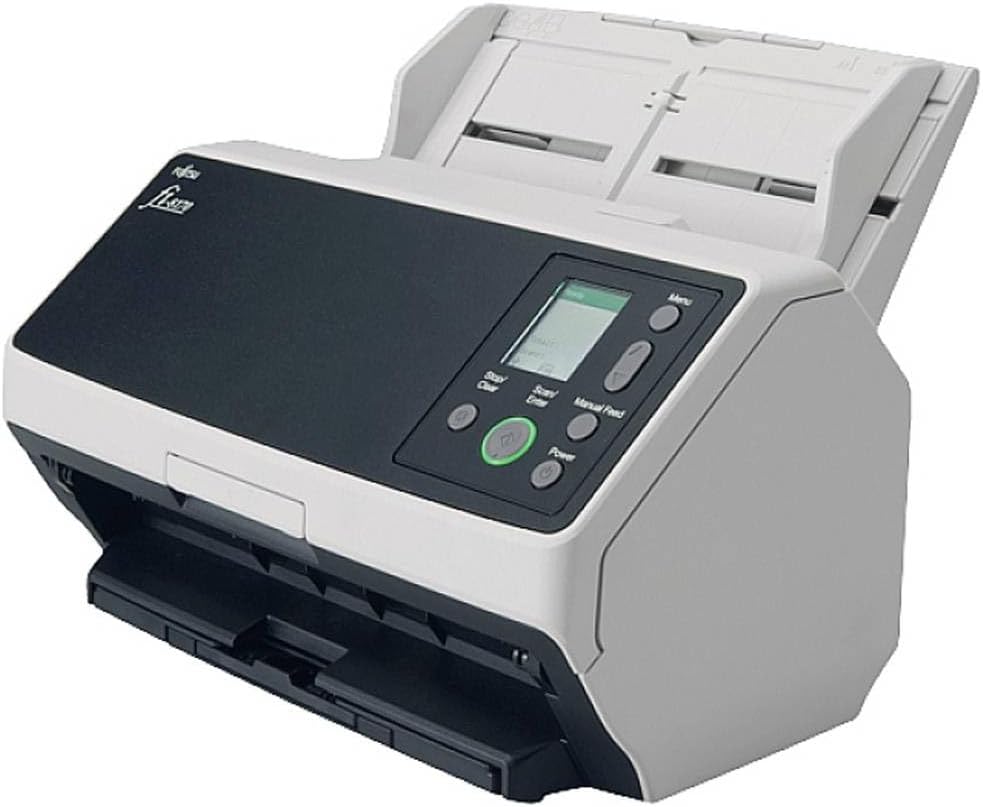 RICOH fi-8170 USB 3.2 Gigabit Ethernet LED Workgroup Scanner with ADF, Duplex, A4, 70ppm/140ipm