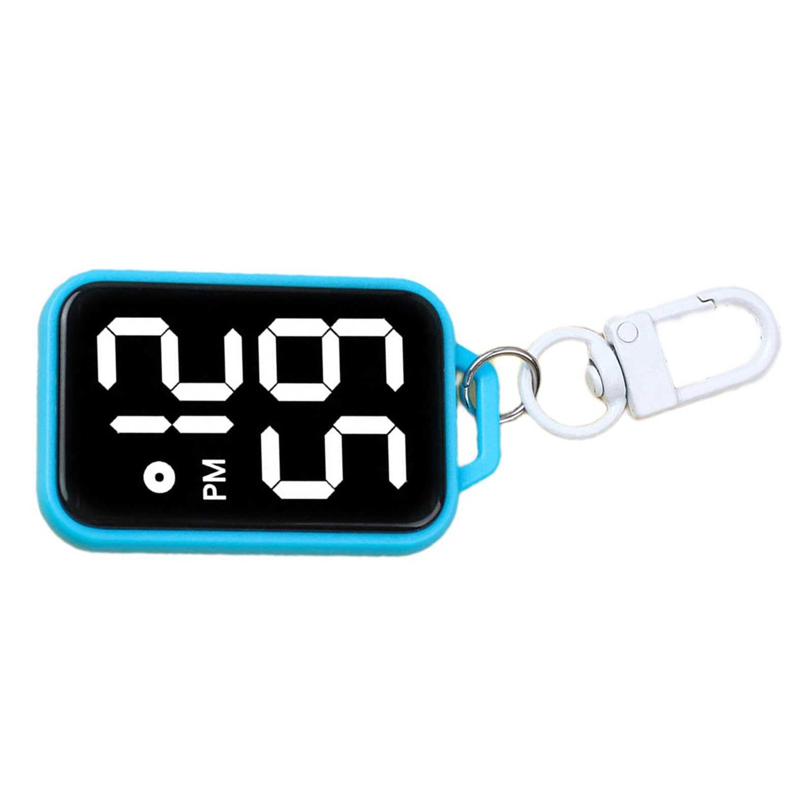 Jazuaiao Compacts Digital Keychain Watch for Students Children Electronic Pocket Clock Timekeeping Accessories Gift Miniature Digital Keychain Watch