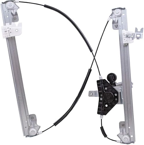 Miniatura 2 de Brock Elevalunas eléctrico de repuesto para el lado del pasajero delantero con conector de motor de 6 pines compatible con Pathfinder 2013-2020 y