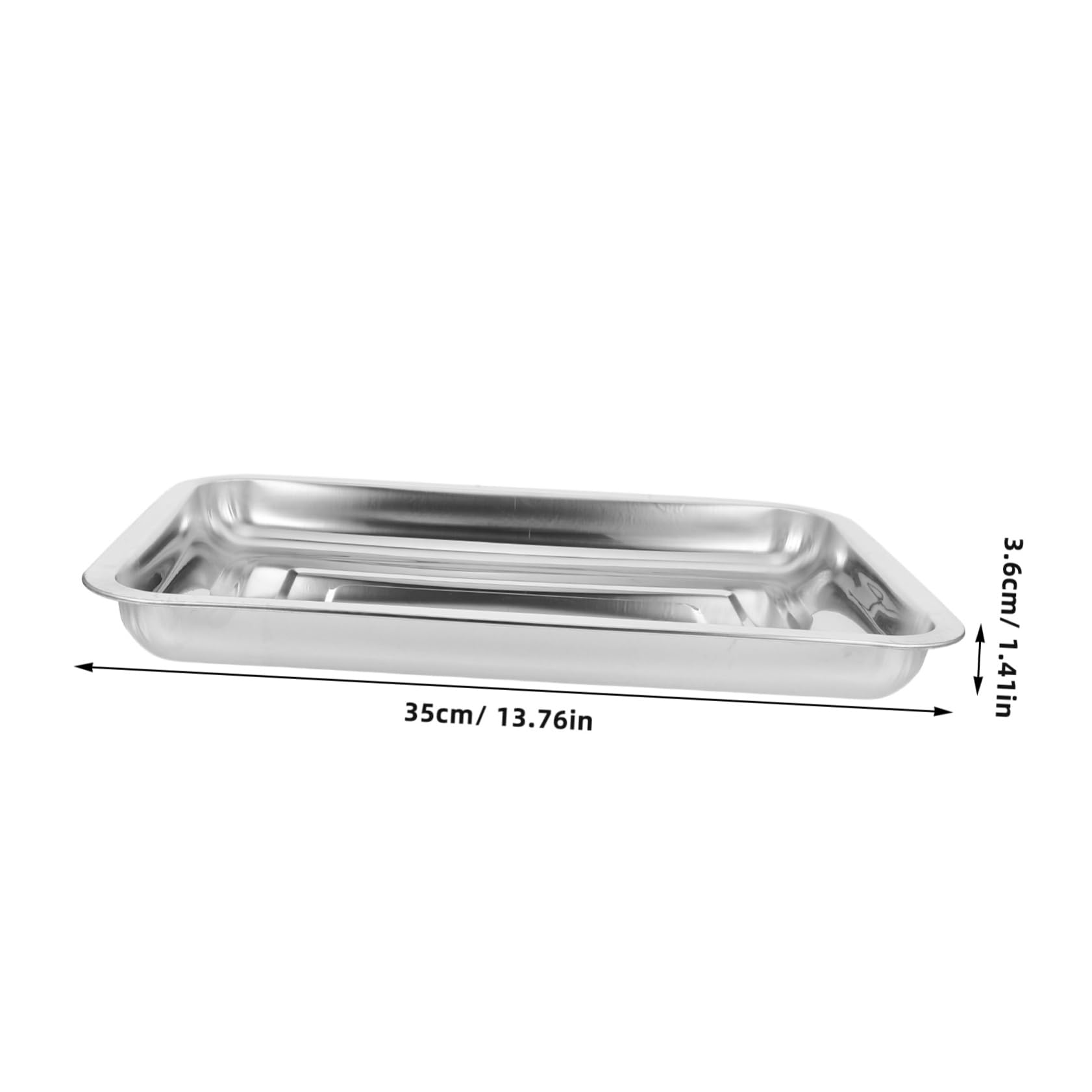 Vassoio per Germinazione Semi in Acciaio Inox, Set 4 Pezzi Argento