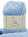 Produktbild TEHETE 35% Merinowolle Garn zum Stricken und häkeln, Handstrickgarn Schurwolle, 4 -Fädig, 50g per Knäuel, 006