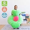 ECR4Kids SoftZone Flower Floor Pillow, Seating Cushion, Bright Green #4