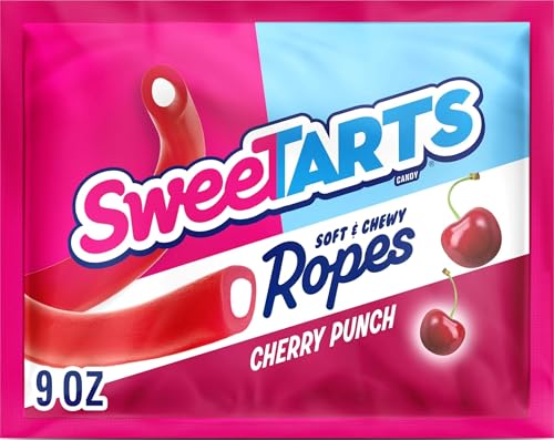 SweeTARTS Ropes Cherry Punch Candy, Soft...
