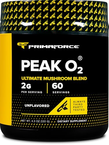 PrimaForce Peak O2 Workout Supplement 120 Grams - Proprietary Blend Non-GMO Vegan and Gluten Free