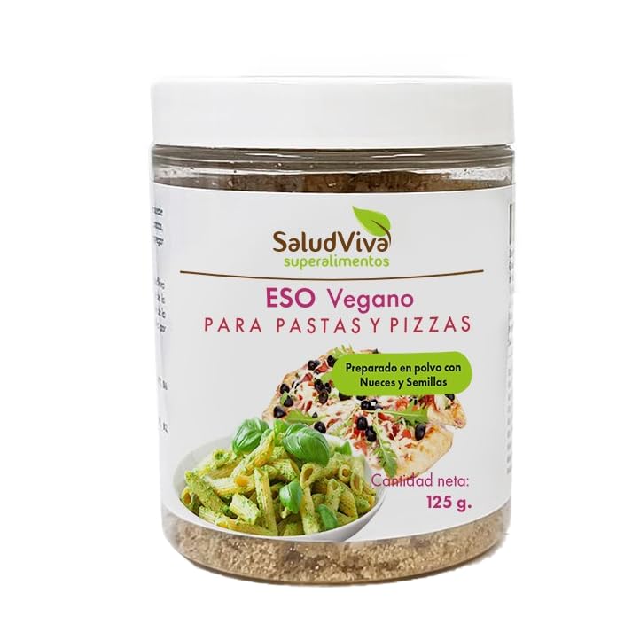 Queso Vegano Italiano en Polvo 125g | Estilo Parmesano | Alternativa 100% Vegetal | Sin Lactosa ni Gluten | Ideal para Pastas y Ensaladas