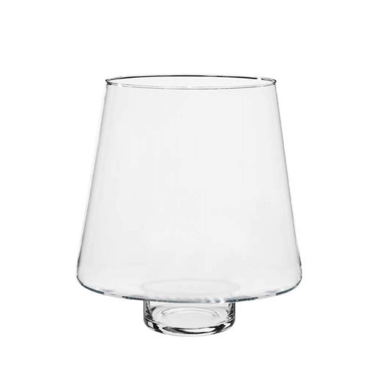 Kaheku Windlicht Golf Silber, Durchmesser 27 cm Keramik Klarglas 99990235