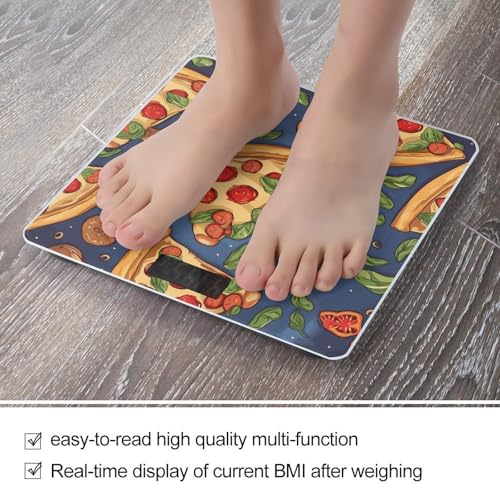 Báscula digital de baño de vidrio templado para peso corporal miniatura 5