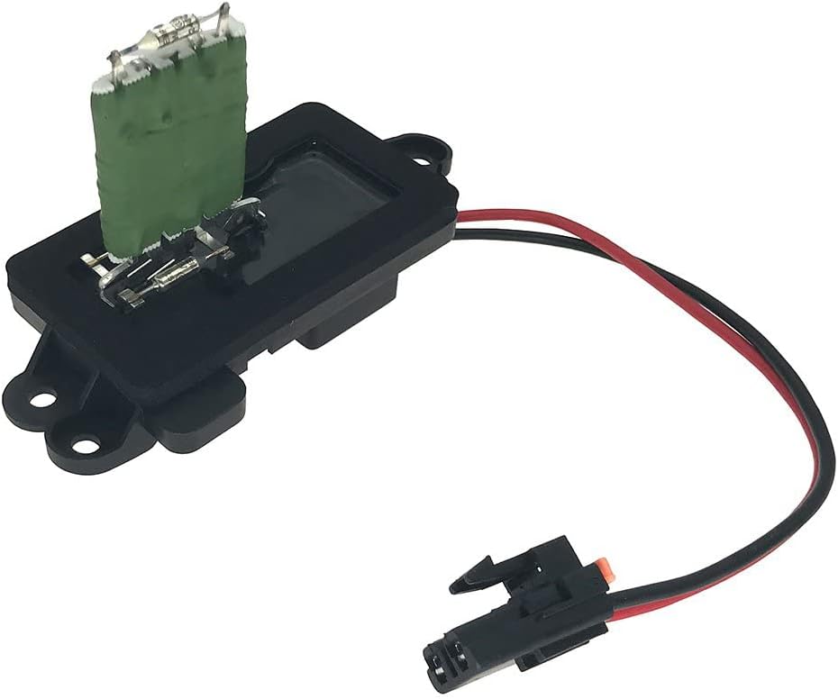 1581086 Blower Motor Resistor Complete Kit Manual AC Heater Control Module for Chevy Silverado Suburban Tahoe GMC Sierra Yukon Replaces 89019088 973-405 158-1086 22807123