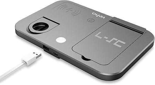Miniatura 6 de Veho Estación de carga múltiple inalámbrica DS-7  Carga inalámbrica Qi  Carga 3 dispositivos  Salida 5 W7.5 W10 W  Compatible con teléfonos