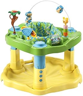 Exersaucer Bounce and Learn Zoo Friends, Green/Yellow/Blue