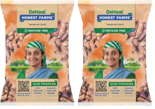Image of Dehaat Honest Farms Pesticide Free Dried Tamarind (Imli) 500 Gm (Pack of 2)