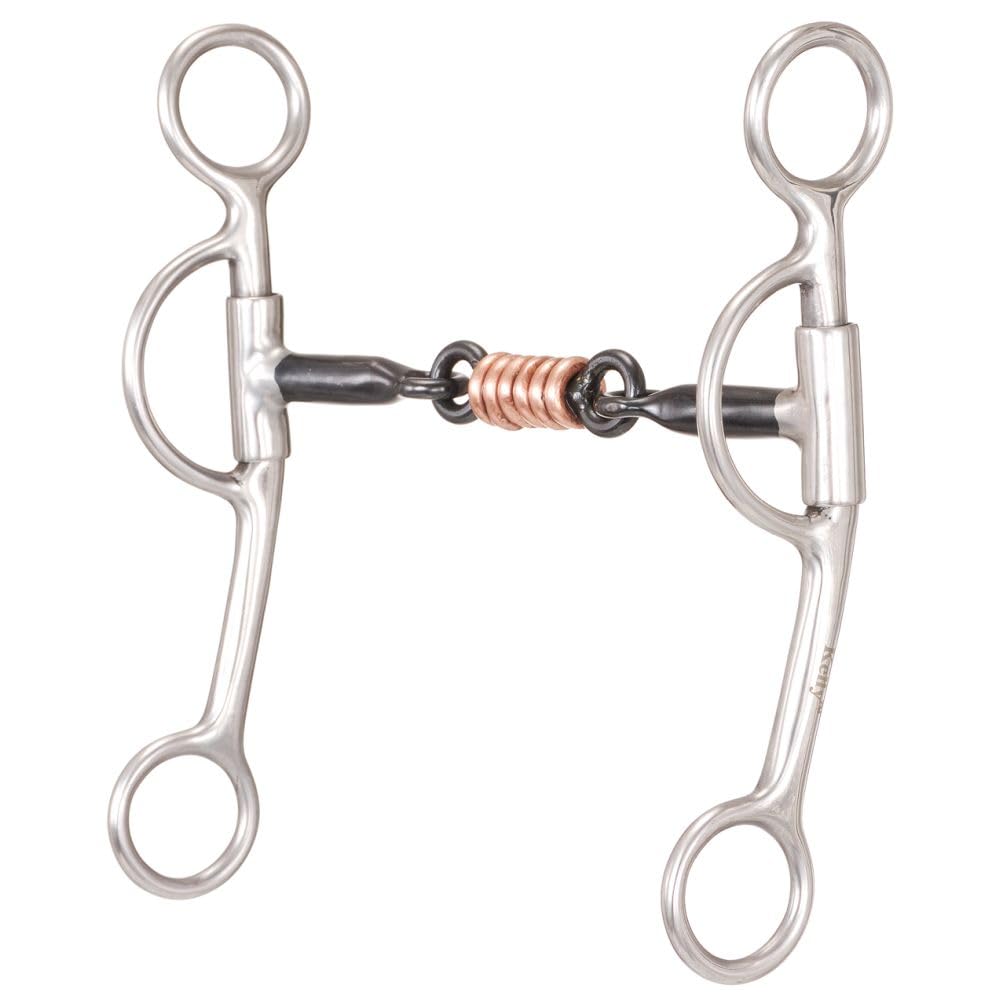 Kelly Silver Star Tough1 Sweet Iron 3-Pc Snaffle Bit with Copper