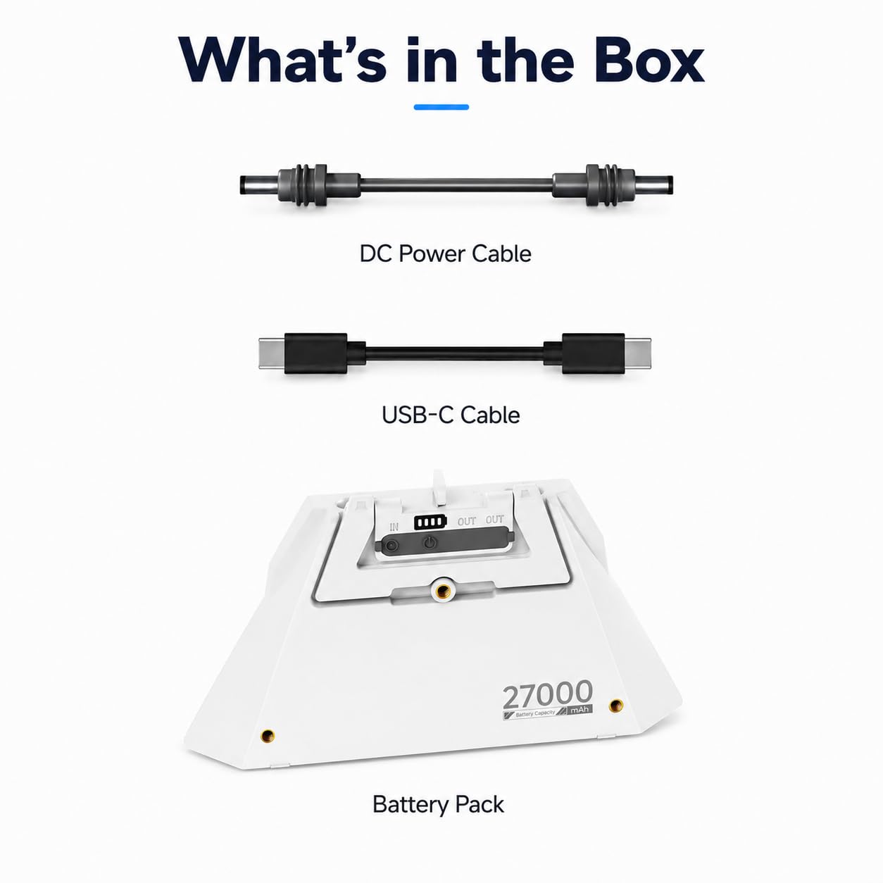 Elfcam - Batteria esterna Clip-on 99,9 Wh per Starlink Mini,Autonomia fino a 5 ore, 2 x Uscita DC e USB-C, supporto integrato IP65, conforme alle norme aeree