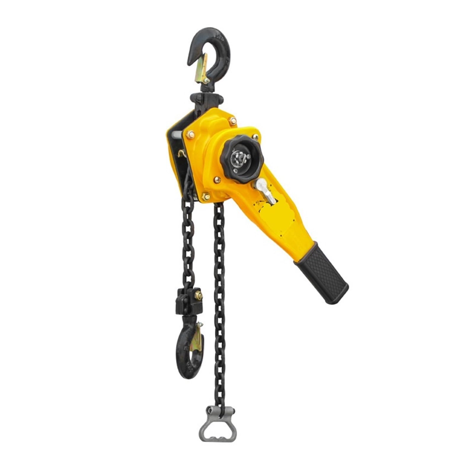 Kettenzug, Manueller Manganstahl-Hakendraht Traktionshebewerkzeughebel Kleine Handkette Traktionshebekran 0,75/1 Tonne für Garagenlager(0.75T 1.5m chain)