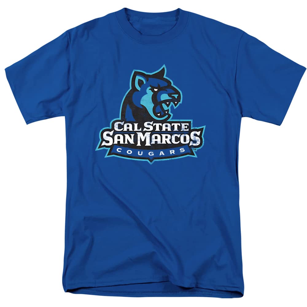 LOGOVISION Official Collegiate Distressed Primary Logo Adult T-Shirt Collection — view 227
